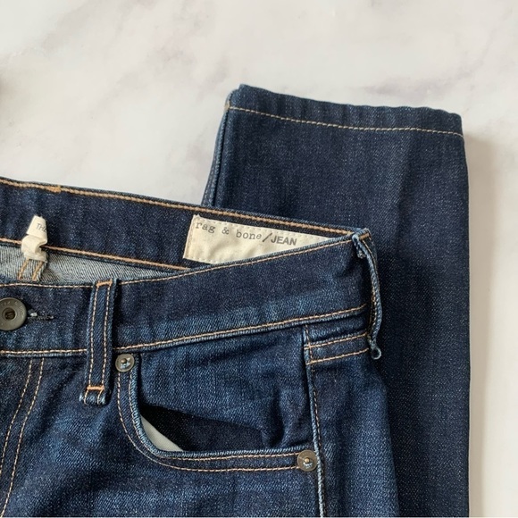 Rag & Bone The Dre Jeans in color Classic. Slim fit low rise - Picture 4 of 13